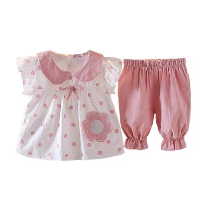 0-3岁婴儿套装夏季小女孩短袖