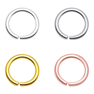 【开口圈】925纯银活口圈项链手链收尾连接圈手工diy饰品耳钩配件
