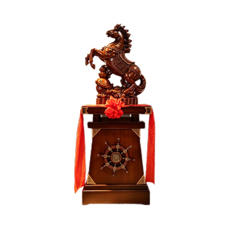 大型落地马到成功摆件