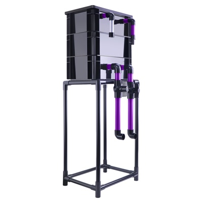 鱼缸周转箱过滤器黑色静音上置滴流盒水循环外置过滤桶鱼池过滤箱