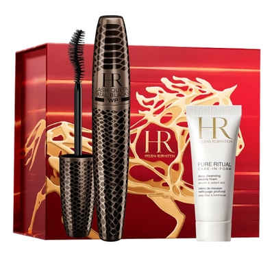 赫莲娜蟒纹睫毛膏纤长卷翘不晕染