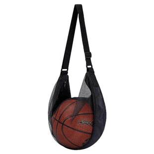 网布球包篮球袋单肩运动训练背包斜挎网兜儿童足球收纳篮球袋透气