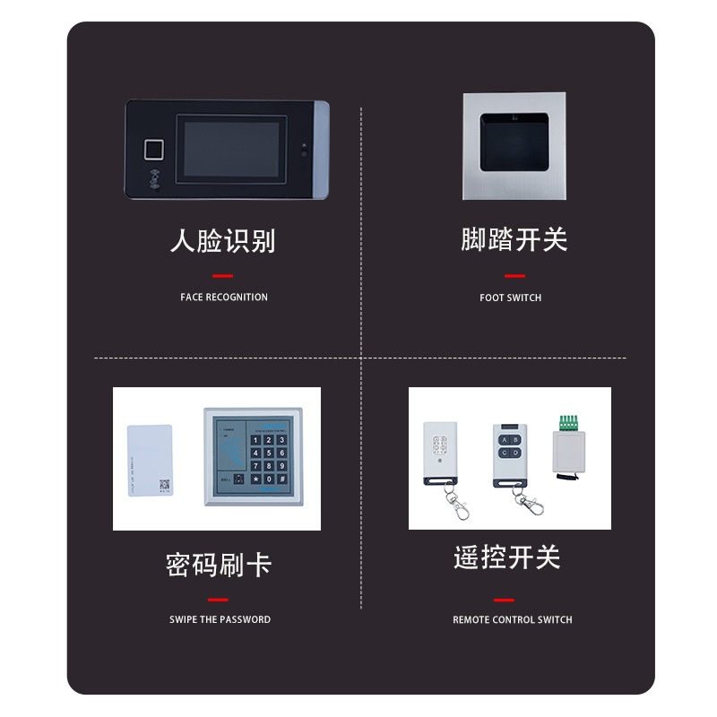 工业电动平移门医院手术室气密推拉门自动钢制门感应美容院脚踏