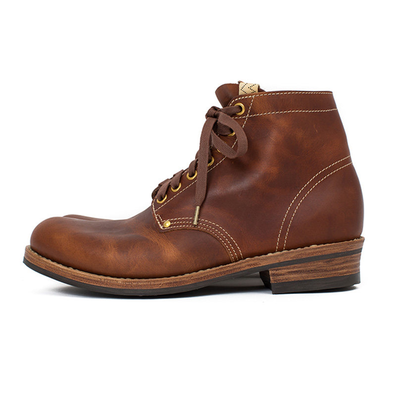 visvim uncle gui BRIGADIER新款手工固特异百搭增高复古耐磨男靴