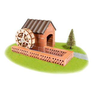 德国teifoc明登水车泥瓦匠儿童手工diy小屋盖房子砌墙玩具礼物