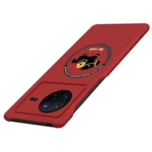 马上发财适用vivox80手机壳新年x80pro保护套xnote马年本命年viv0磁吸por创意vivi硬壳半包边防摔过年男女生