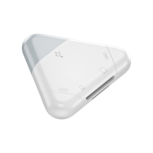 适用大疆pocket3读卡器苹果action4相机5配件三合一sd卡手机连接tf电脑高速内存闪迪转换proket3导出华为小米