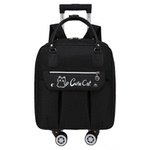 手提短途旅游小行李包万向轮拉杆包大容量旅行包学生双肩背包