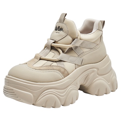 Lee Cooper【孟子义同款系列】老爹鞋女款2026新款春季厚底增高鞋