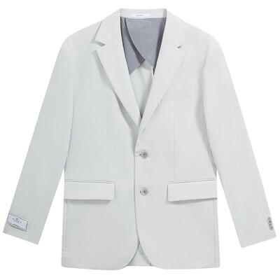 ZIOZIA21春季男装商务高级灰休闲小西装西服男外套ZKG11201D