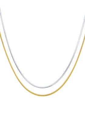 LADYB纯银蛇骨链顺滑闪亮