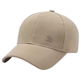 帽子鸭舌帽女士硬顶棒球帽大头围2025新款爆款粉色黑色休闲加宽