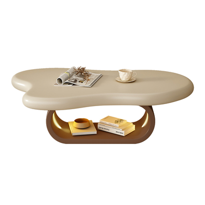 氛围感奶油配咖啡创意高级感茶台