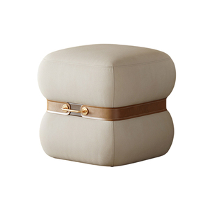 客厅沙发换鞋凳子轻奢高级感家用茶几矮凳梳妆凳门口坐墩化妆凳