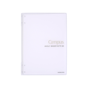 日本KOKUYO国誉Campus加厚A5四孔活页本B5轻薄平摊不硌手可拆卸笔记本便携随身活页夹记事本书写顺滑作业本