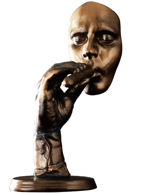 个性吸烟者ktv吧台配饰夜店摆件