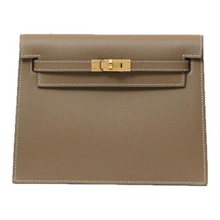 手工制作进口EVE真皮轻奢凯莉包跳舞包锁扣斜挎单肩腋下手提包女