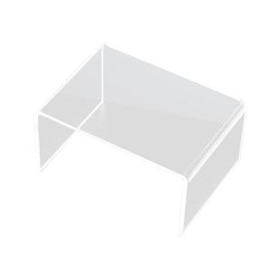 亚克力置物架多层整理架桌面增高展示架子冰箱分层透明收纳架定制