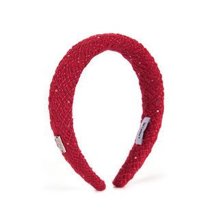 Sei Carina Y“新年”款珠片发箍女喜庆红色头箍百搭发饰高级感