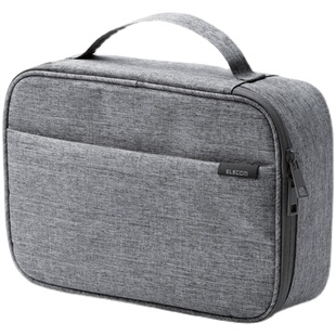 星日社ELECOM多功能数码配件包外出便携收纳包多仓位大空间化妆包