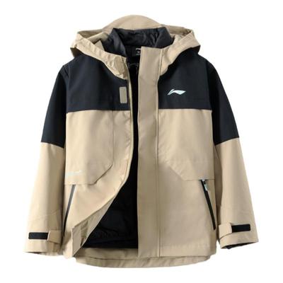 李宁儿童三合一户外羽绒服冲锋衣