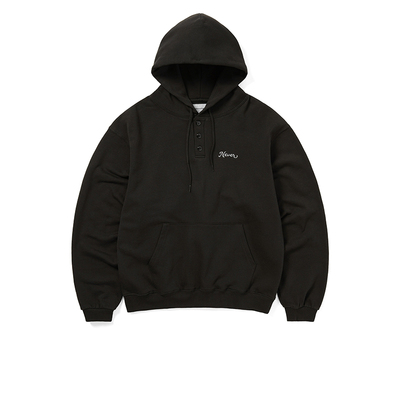 thisisneverthat® Quarter Button Hoodie连帽衫连帽卫衣情侣装