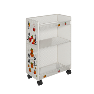 书架置物架落地桌下可移动小推车带轮书本收纳架办公室桌下放置架