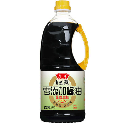 鲁花自然鲜零添加酱油2.08KG