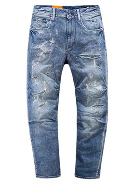ABLE，JEANS男春季直筒滑板裤