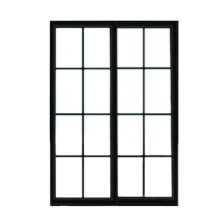 深圳定做阳台厨房门推拉门客厅隔断移门钛镁铝合金双层钢化玻璃门