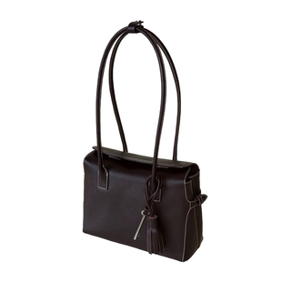 【公子雯】东方美学 文艺高智书卷包小众真皮流苏手提单肩腋下包