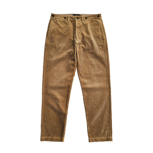 西里布灯芯绒复古绅士长裤男款美式经典咔叽休闲直筒条绒裤非rrl