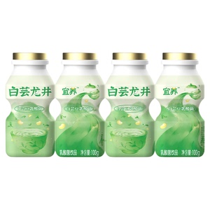 宜养乳酸菌饮品白芸豆龙井茶饮100g*24瓶整箱