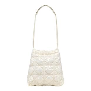 Carlyn TWEE SOFT MINI新年礼物褶皱泡泡抽带调节单肩云朵包斜挎