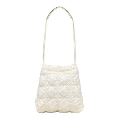 Carlyn TWEE SOFT MINI新年礼物褶皱泡泡抽带调节单肩云朵包斜挎