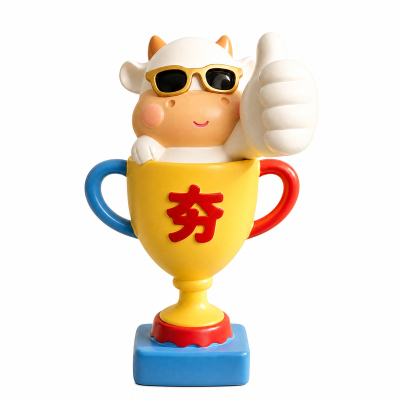 创意奖杯定制年会优秀员工颁奖礼