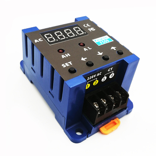 输送带过载堵机控制给料机数显电流感应开关上下限报警导轨互感器