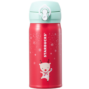 星巴克杯子正品2025新款可爱女生宇航员小熊挂饰不锈钢保温杯限量