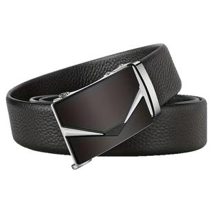 新款男士牛皮带恶魔之眼自动扣时尚休闲潮流百搭腰带年轻青年裤带