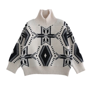 男童毛衣秋冬加绒加厚针织衫男孩帅气套头保暖上衣男宝针织打底衫