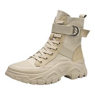 专业高帮户外登山鞋女鞋防滑防水夏季徒步靴厚底沙漠靴旅游爬山鞋