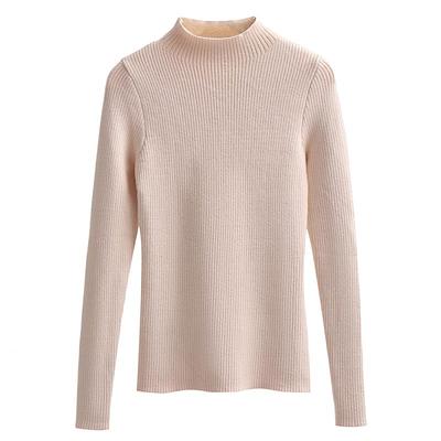 一体绒加绒加厚针织打底衫