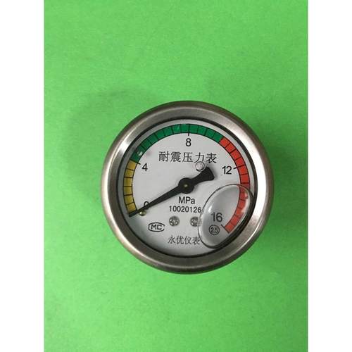 高压清洗机配件洗车机刷车泵头280 380 55 58 等型号  耐震压力表