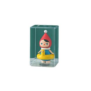 盲盒收纳展示盒单个手办透明亚克力收纳柜场景客厅