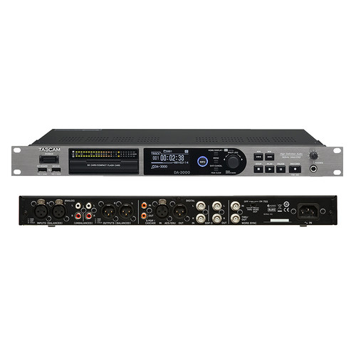 日本达斯冠TASCAM DA-3000SD DSD母带录音机黑胶SACD无损转录播放