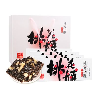 东阿阿胶桃花姬阿胶糕300g礼盒滋补即食阿胶糕送礼高档礼盒营养品