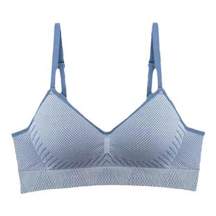 211固定杯韩版纯棉薄款舒适透气高中生螺纹无钢圈运动少女内衣