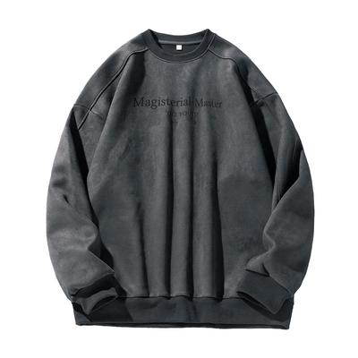 宽松版型美式潮牌圆领卫衣