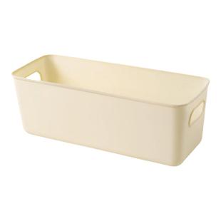 抽屉收纳盒长方形塑料盒子厨房桌上化妆品零食杂物袜子长条整理盒