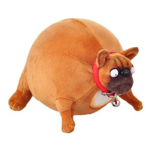 Rolling'wild圆滚滚动物可爱萌解压猪斗牛犬毛绒玩具慢回弹棉